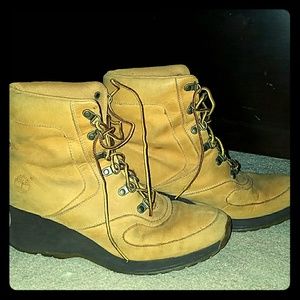 Timberland wedge boots